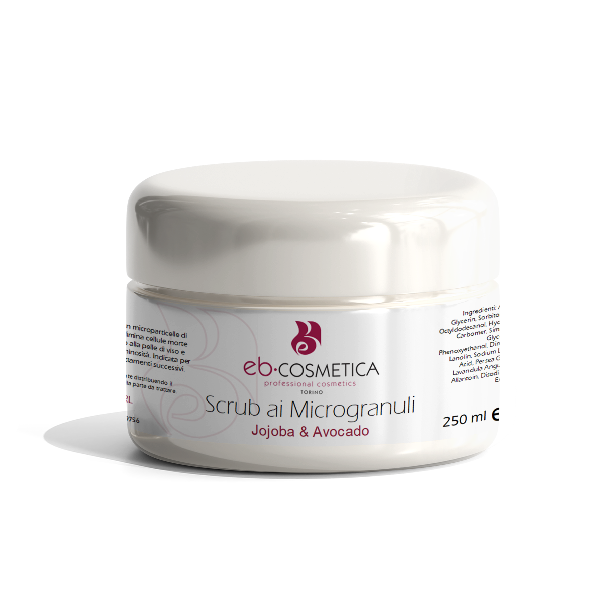 Scrub Viso ai Microgranuli con Olio di Jojoba e Avocado